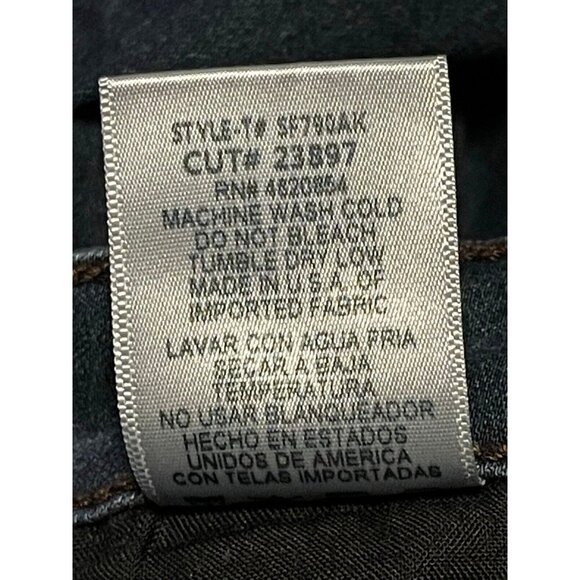 Just Black jeans womens 28 x 28 stretch made in USA SF790AK blue - Picture 11 of 12